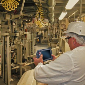 Maintenance sur une ligne de production