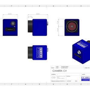 Camera Clara Vision pour microscope