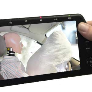 Camera rapide pour tests airbag