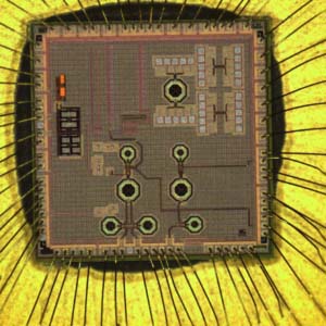 Microscope dans l'electronique