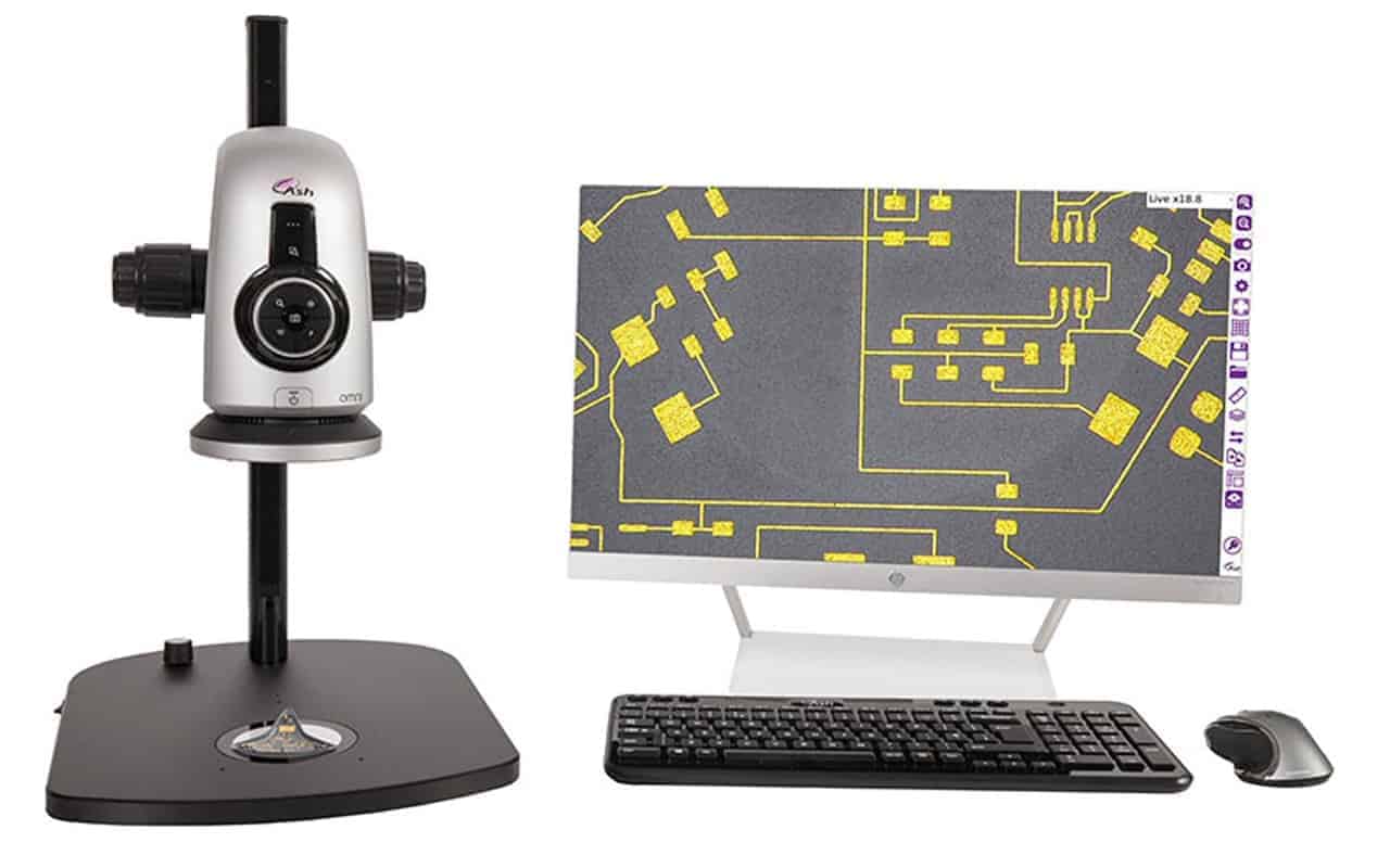 Microscope nuemrique dans l'industrie electronique