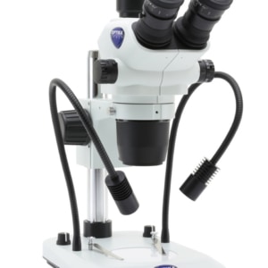 Gamme de stereomicroscope avec système d'éclairage