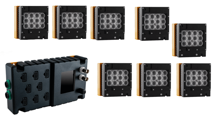 hochgeschwindigkeits kamera lichtsteuergerät multiled gx8 mit 8qx