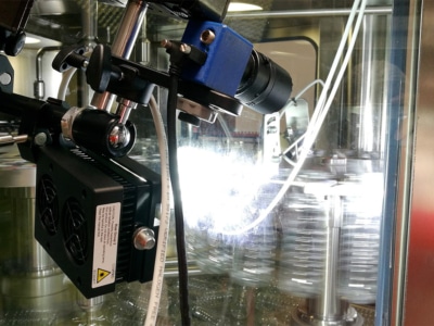 caméra rapide troublepad sur ligne de production industrielle