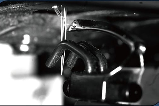 Industrie - mouvement de machine textile
